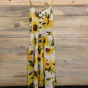 Angashion Sunflower Dress